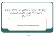 COE 202: Digital Logic Design Combinational Circuits Part 3