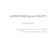 ACERA Briefing on FRA IPT