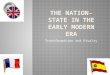 The Nation-State in the Early Modern Era