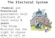 The Electoral System