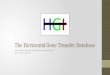 The Horizontal Gene Transfer Database