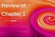 Review of Chapter 1
