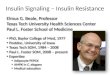 Insulin Signaling – Insulin Resistance
