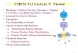 CHEM 312 Lecture 7:  Fission