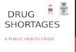 Drug Shortages