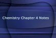Chemistry Chapter 4 Notes