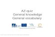 AZ- quiz General knowledge General vocabulary