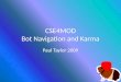 CSE4MOD Bot  Navigation and Karma