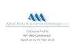 Company Profile 40 th  AIO Conference  Egypt 25 to 30 May 2013