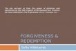 Forgiveness & Redemption