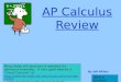 AP Calculus Review