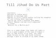 Till Jihad Do Us Part