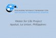 Water for Life Project Apatut, La Union, Philippines