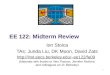 EE 122:  Midterm Review