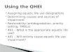 Using the QHEI