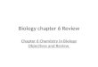 Biology chapter 6 Review