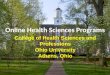 Online Health Sciences Programs