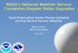 NOAA’s National  Weather Service  Completes Doppler  Radar  Upgrades