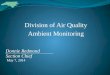 Division of Air Quality Ambient Monitoring