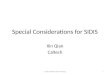 Special Considerations for SIDIS