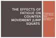 The effects of fatigue on Counter Movement jump squats