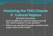 Mastering the TEKS Chapter 9:  Cultural Regions
