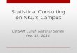 Statistical Consulting on NKU’s Campus