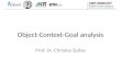 Object-Context-Goal analysis