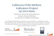 California Child Welfare  Indicators Project Q4 2013 Slides