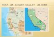 MAP  OF  DEATH VALLEY  DESERT