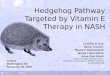 Hedgehog Pathway Targeted by Vitamin E Therapy in NASH