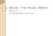 Words: The Power Within