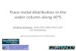 Trace metal distribution in the water column along 40°S