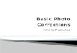 Basic Photo Corrections