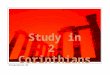 Study in 2  Corinthians