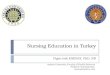 Nursing Education  in  Turkey
