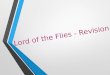 Lord of the Flies - Revision