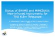Status of SWIMS and MIMIZUKU: New  Infrared Instruments for TAO 6.5m Telescope