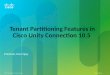 Tenant Partitioning  Features in Cisco Unity Connection  10.5