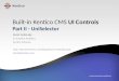 Built-in Kentico CMS  UI Controls Part II - UniSelector