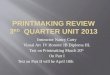 Printmaking Review  3 rd   Quarter Unit 2013