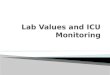 Lab Values and ICU Monitoring