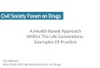 A Health Based Approach Within The UN Conventions: Examples Of Practice