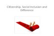 Citizenship, Social Inclusion and Difference