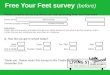 Free Your Feet survey  (before)