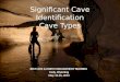 Significant Cave Identification Cave Types