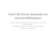 From 3D Scene Geometry to Human Workspace