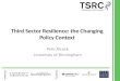 Third Sector Resilience: the Changing Policy Context