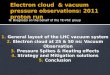 Electron cloud  & vacuum pressure observations: 2011 proton run