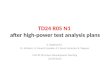 TD24 R05 N1  after high-power test analysis plans